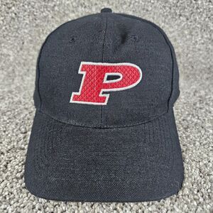 Vintage Purdue Boilermakers Hat Cap Black Logo Wool Snapback University NCAA Y2K